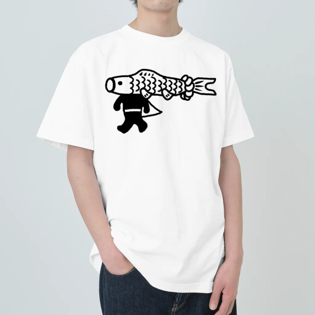 こいのぼりマン@加須市のジャンボこいのぼりマン ヘビーウェイトTシャツ