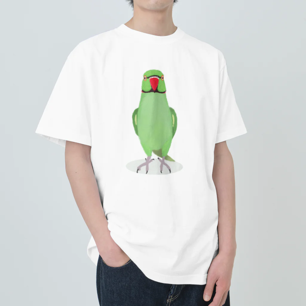 小桜森のワカケホウセイインコ Heavyweight T-Shirt