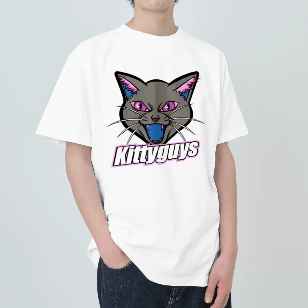 Kitty Guys Co., Ltd.のKittyguys Cat Heavyweight T-Shirt