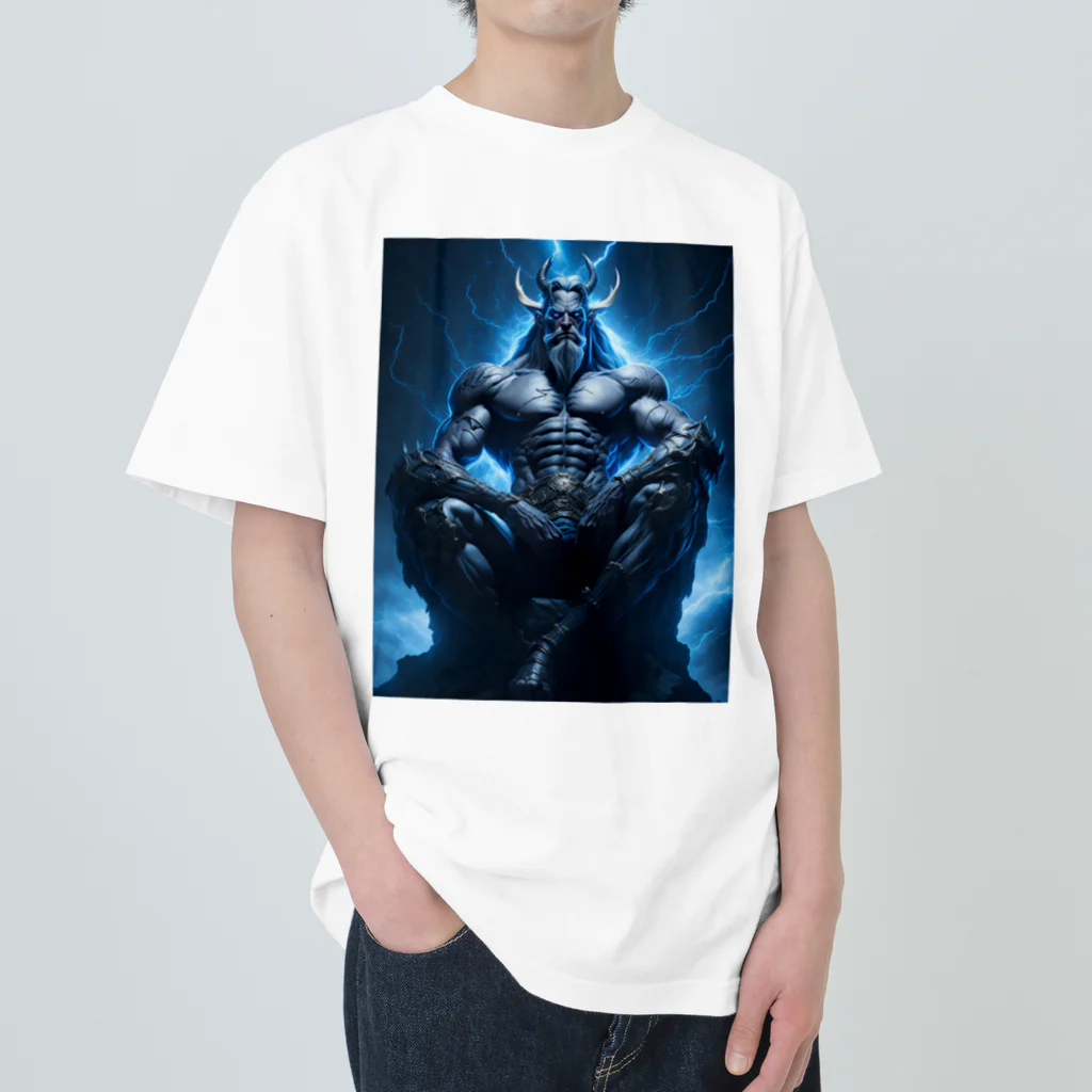 AI-assembleの雷神 god of thunder Heavyweight T-Shirt