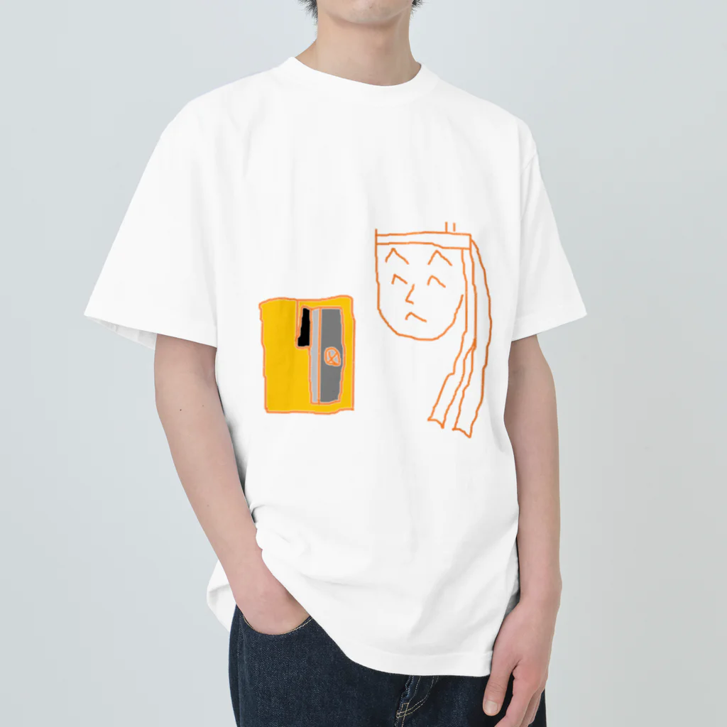 kuhejisanのくへじさんの鉛筆削り Heavyweight T-Shirt