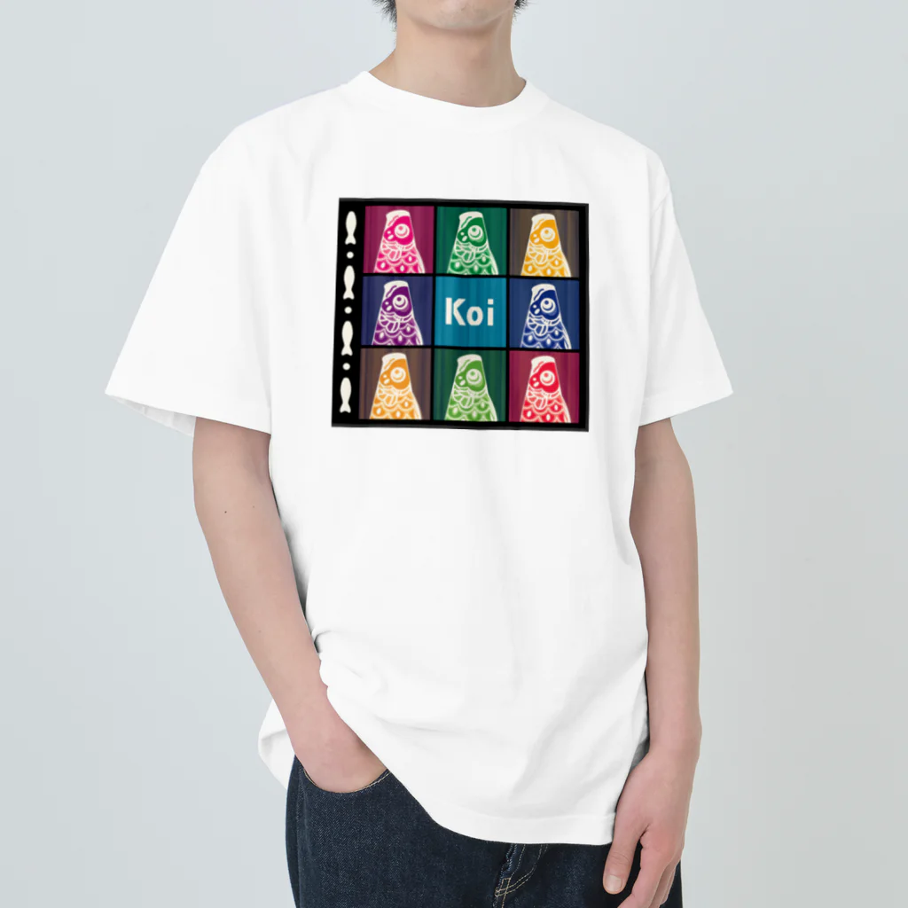 ハナドリカ SUZURI店の「Koi」 ヘビーウェイトTシャツ