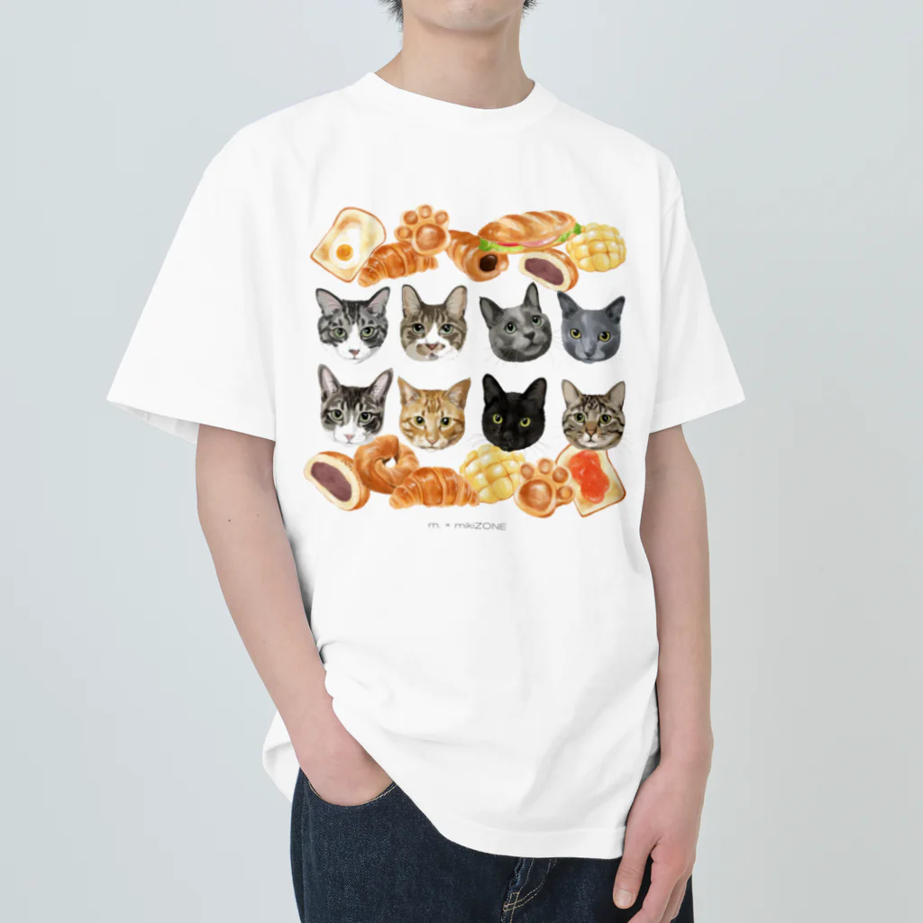 みきぞーん｜保護猫 ミッキー画伯と肉球とおともだちのmuchaguraainima Heavyweight T-Shirt