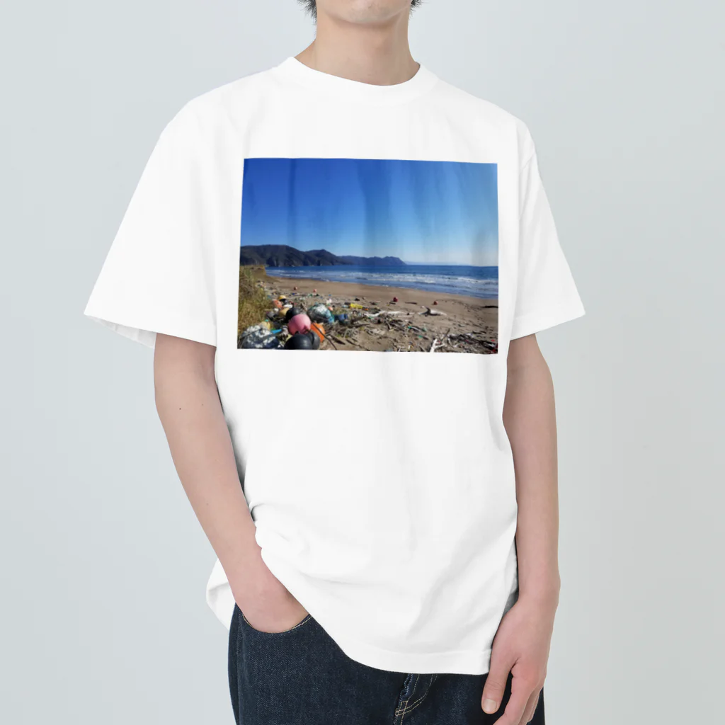 kfcj-kのシズカリ海岸 Heavyweight T-Shirt