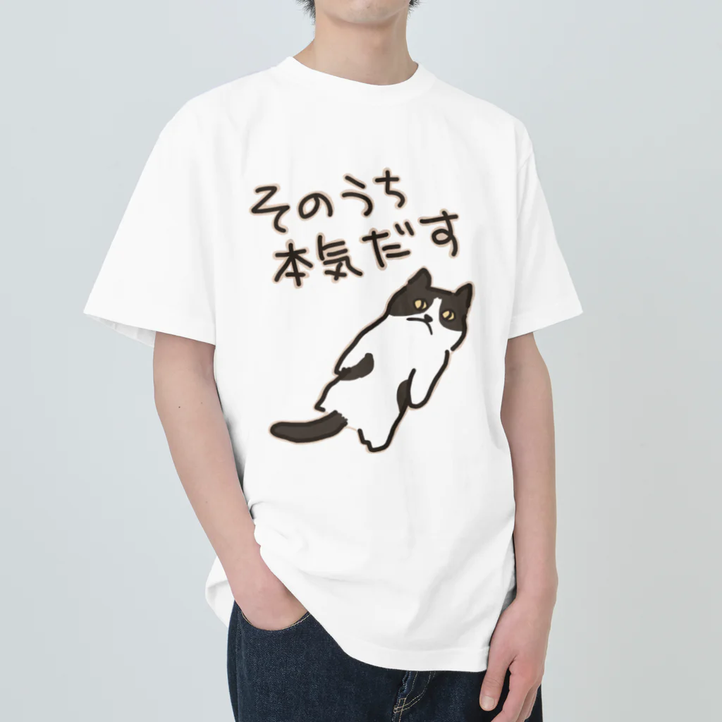 ミナミコアリクイ【のの】のそのうちそのうち【ねこ】 Heavyweight T-Shirt