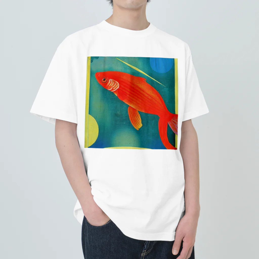 Danke Shoot Coffeeの流星金魚 Heavyweight T-Shirt