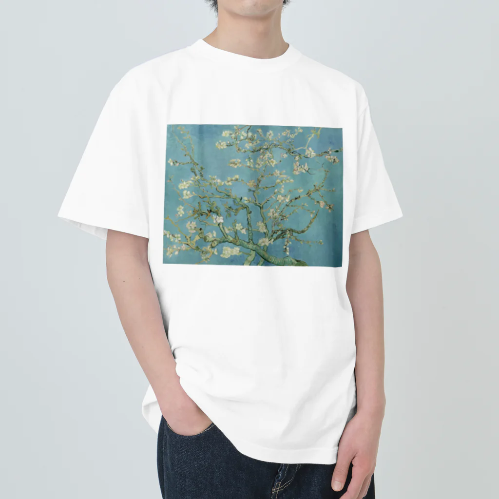 世界美術商店の花咲くアーモンドの木の枝 / Almond Blossom Heavyweight T-Shirt