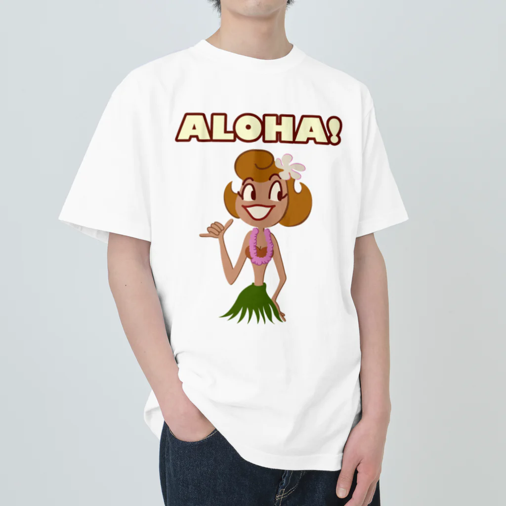 PPBOBBY13のALOHA Hula Girl ヘビーウェイトTシャツ