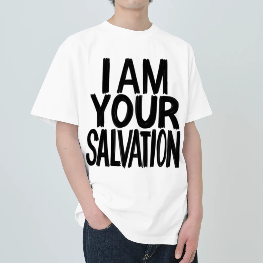 mokasの羽T　salvation ヘビーウェイトTシャツ