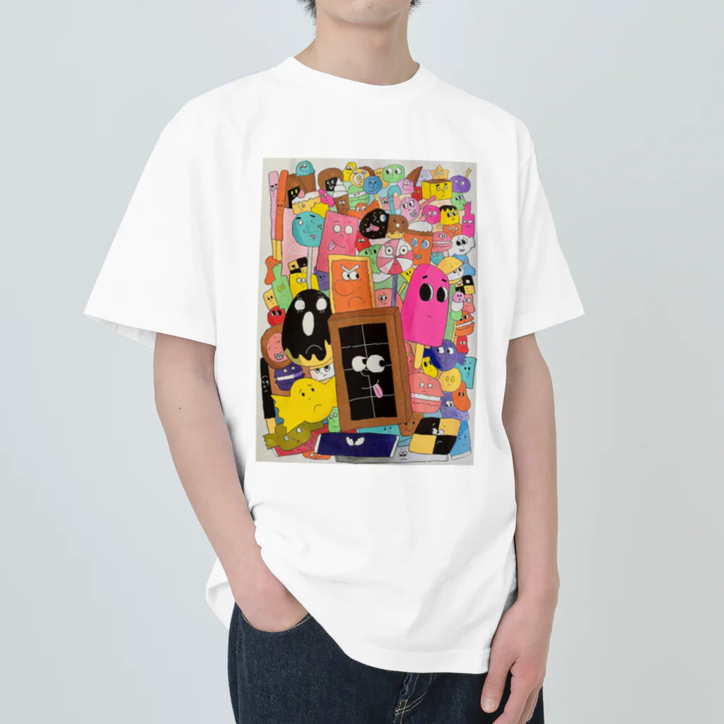 Tistoのお菓子の仲間たち ヘビーウェイトTシャツ