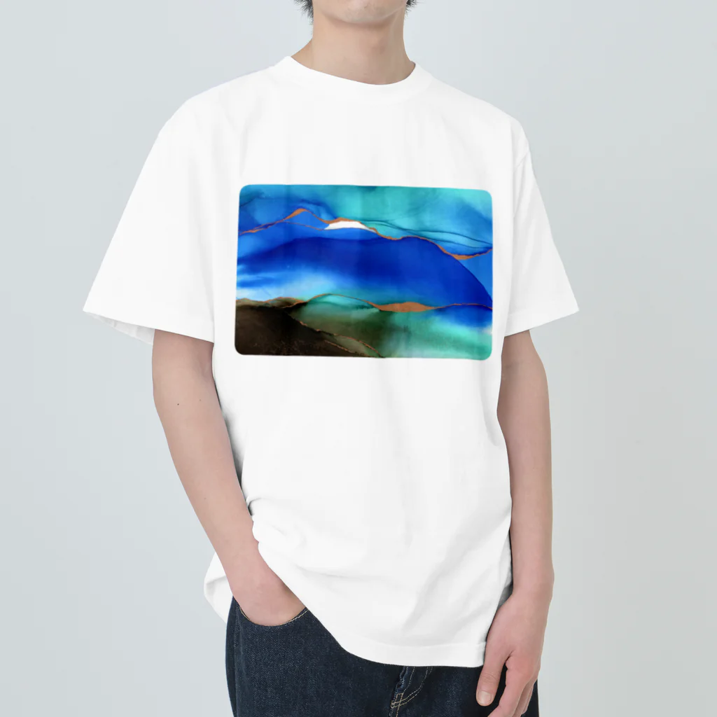 Kuku-inkartの風波 Heavyweight T-Shirt