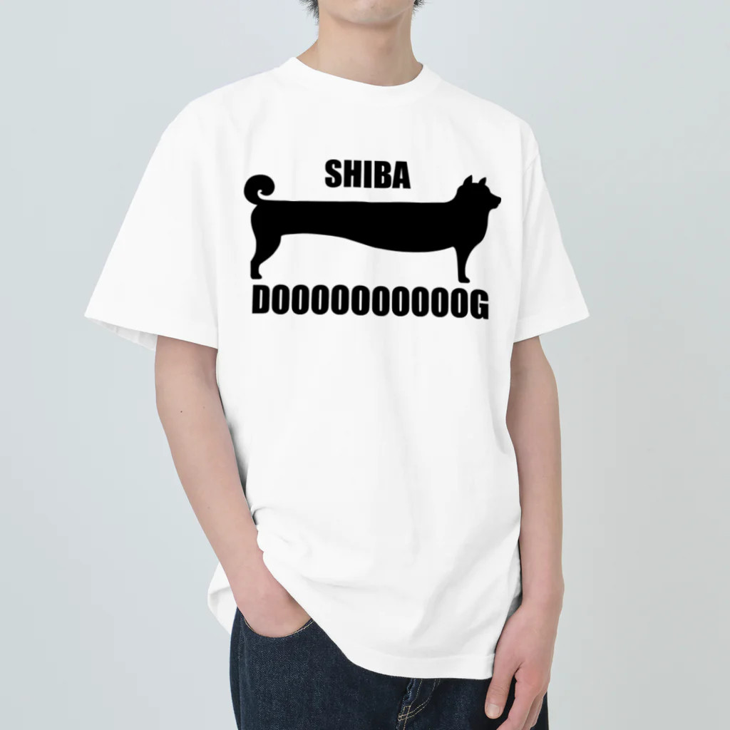 PolarBearLABOのLONG SHIBA DOG ヘビーウェイトTシャツ