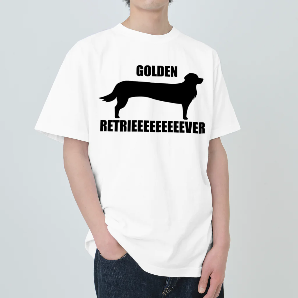 PolarBearLABOのLONG GOLDEN RETRIEVER ヘビーウェイトTシャツ