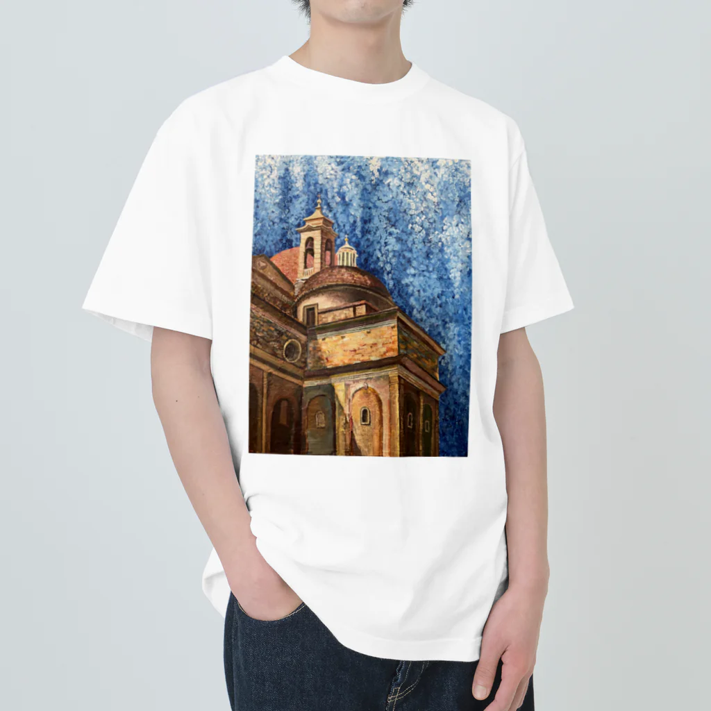 あるくのBasilica San Lorenzo  ヘビーウェイトTシャツ