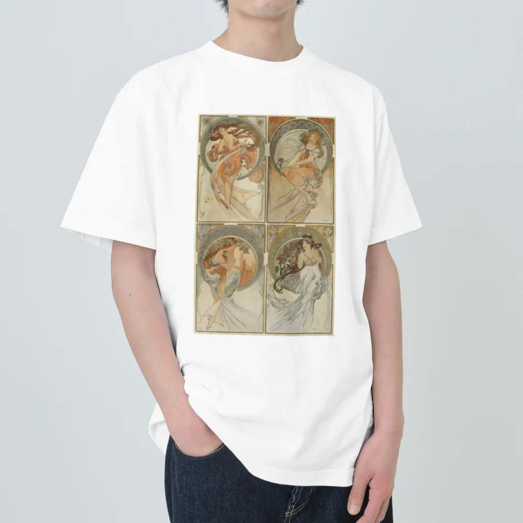 世界美術商店の四芸術 / The Four Arts Heavyweight T-Shirt