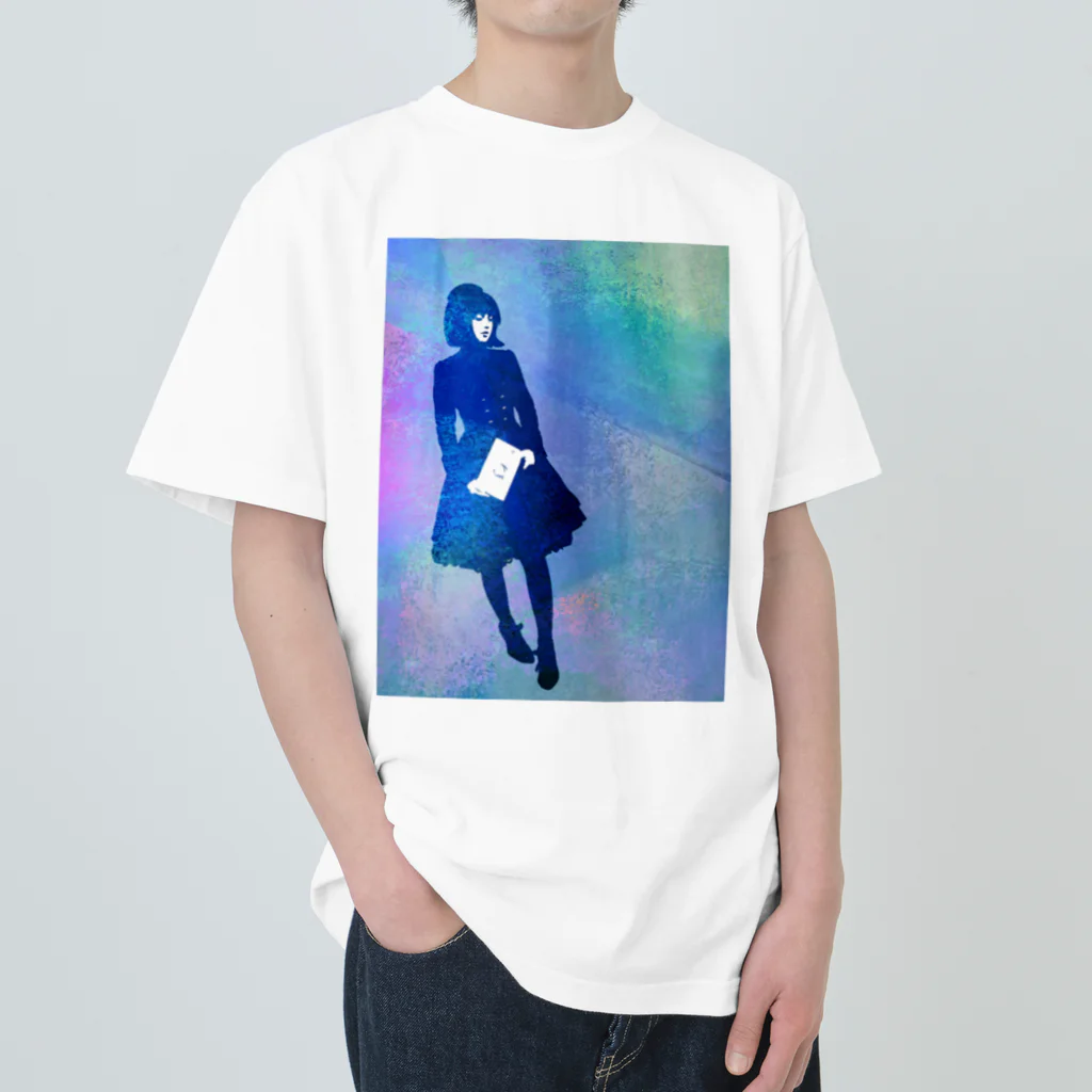 technophilia philosophyの文学少女 - literature girl - ヘビーウェイトTシャツ