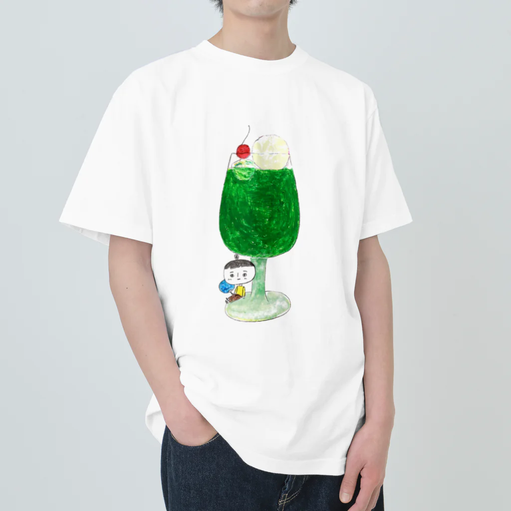 iii sum+ illustrationのmelon soda Heavyweight T-Shirt