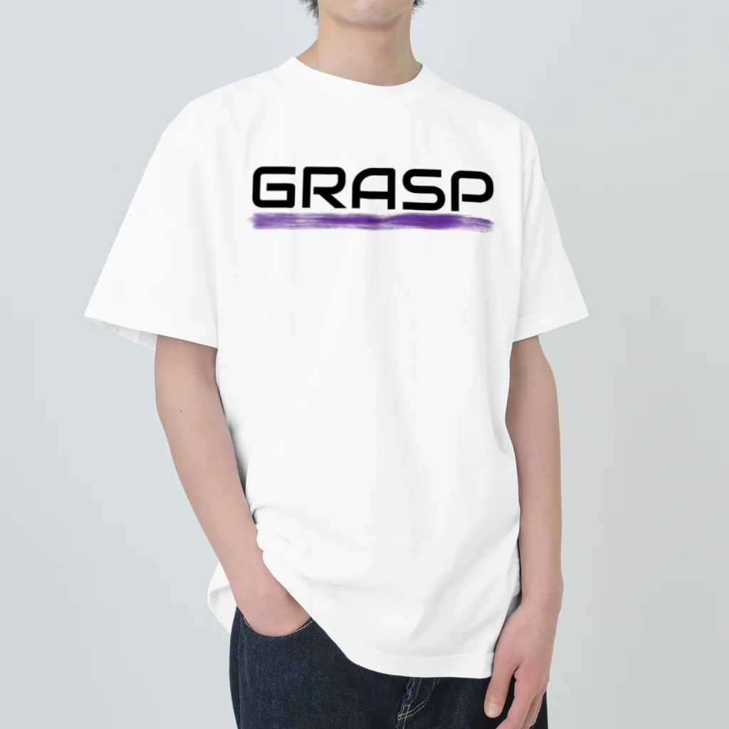 GRASPのGRASPロゴ アンダーライン ヘビーウェイトTシャツ