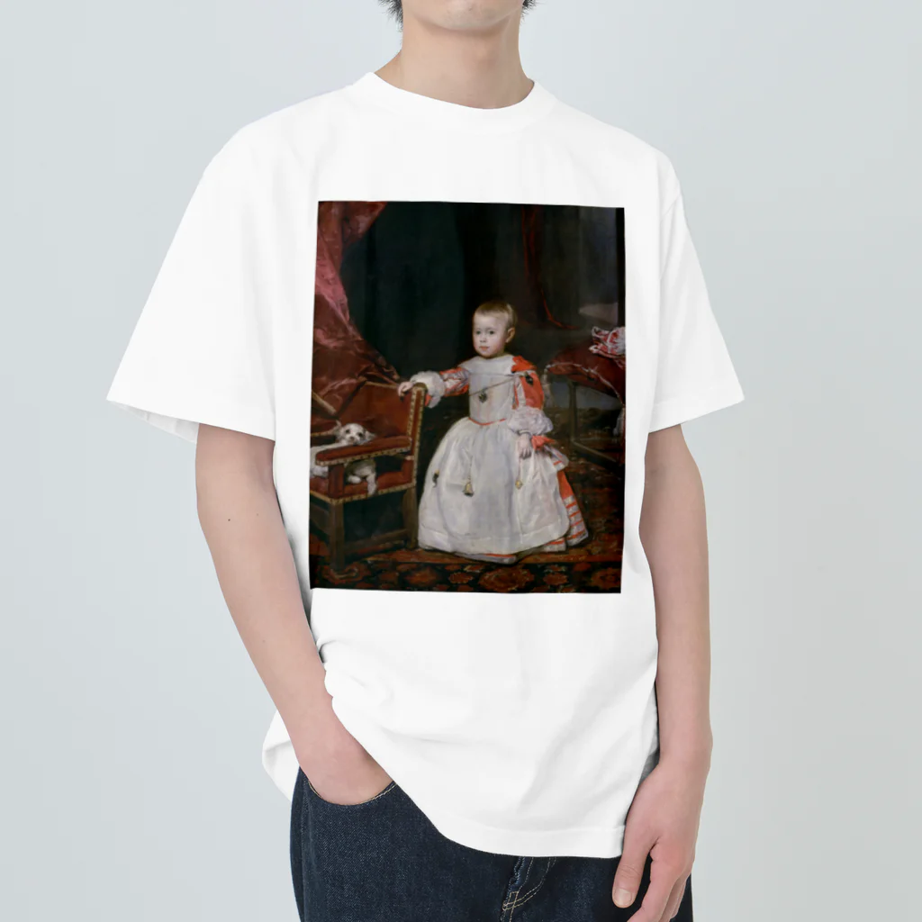 世界美術商店の皇太子フェリペ・プロスぺロの肖像 / Portrait of Prince Philip Prospero Heavyweight T-Shirt