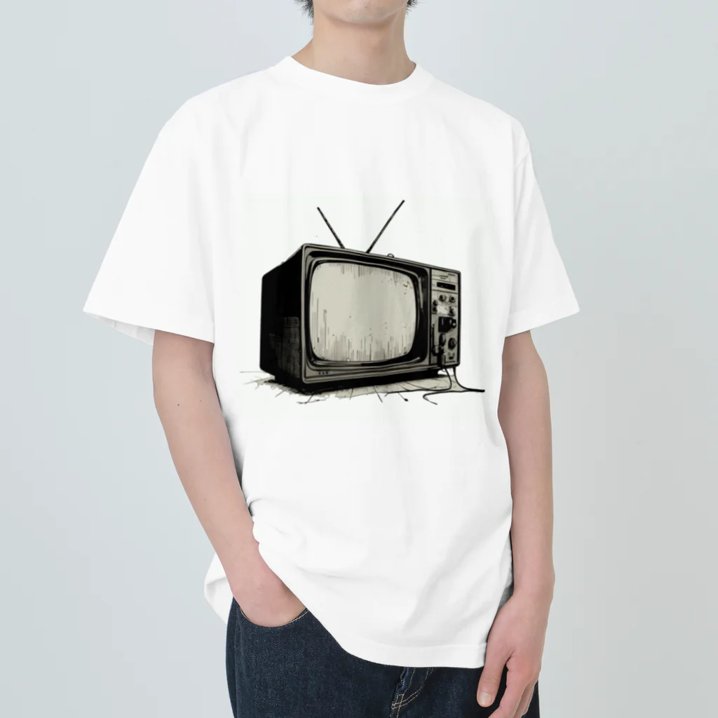 jamfish_goodiesの昭和テレビ ヘビーウェイトTシャツ