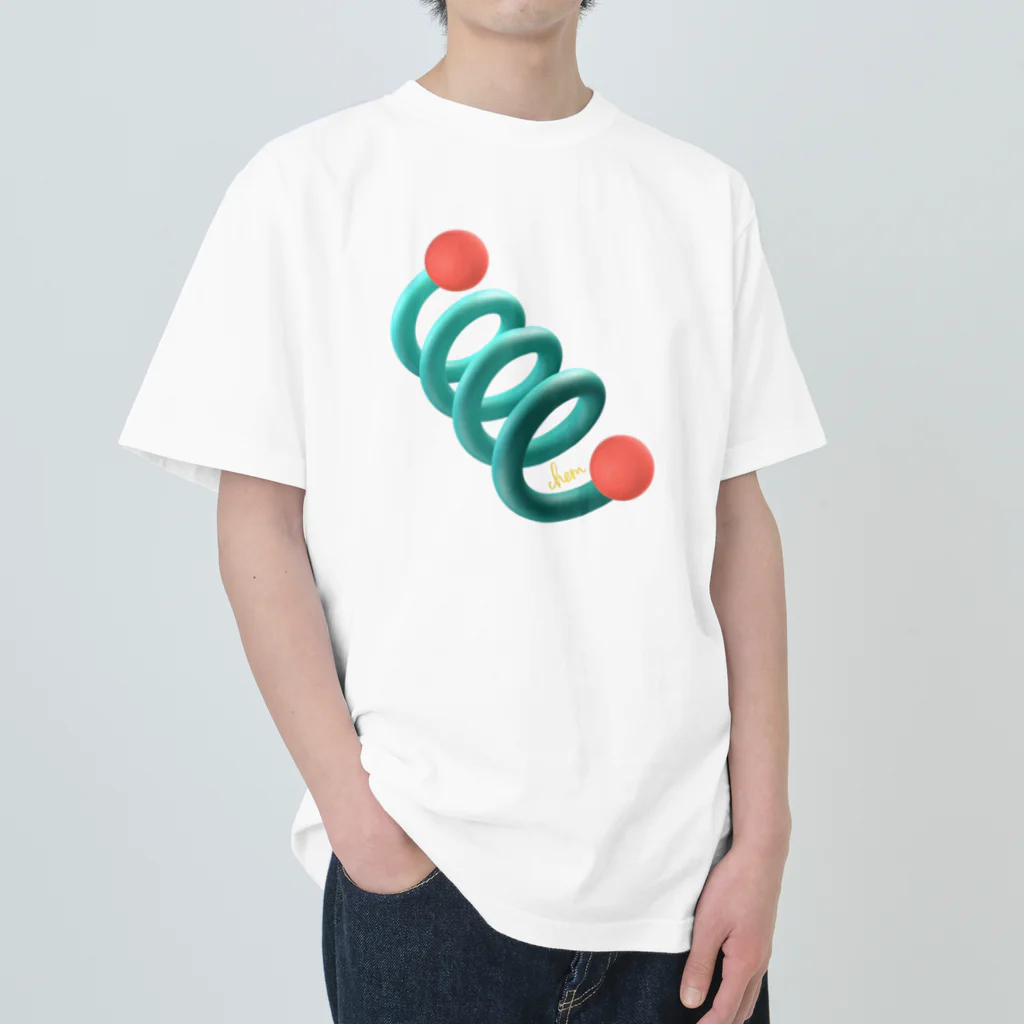 chemchemiの近未来コイル ヘビーウェイトTシャツ