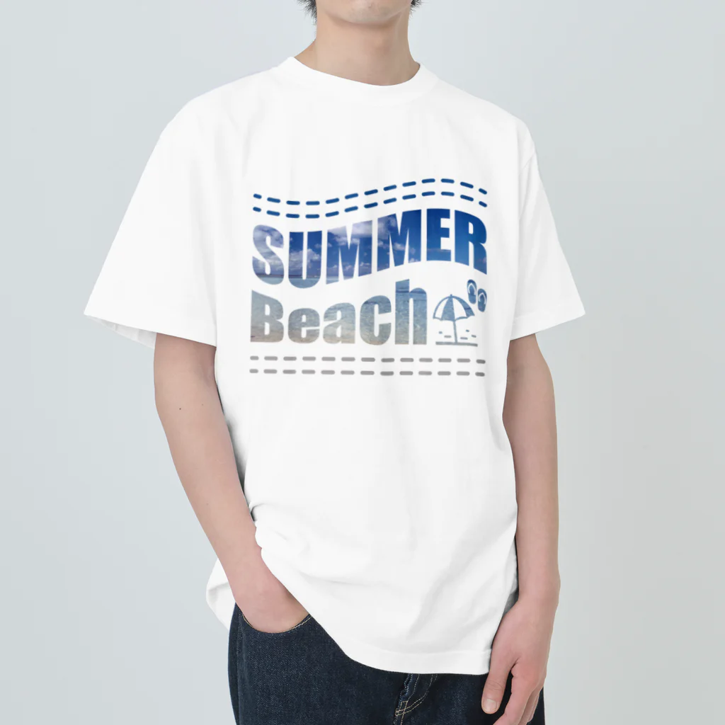 なかむらよすぃ＊DESIGN SHOPのSUMMER Beach ヘビーウェイトTシャツ