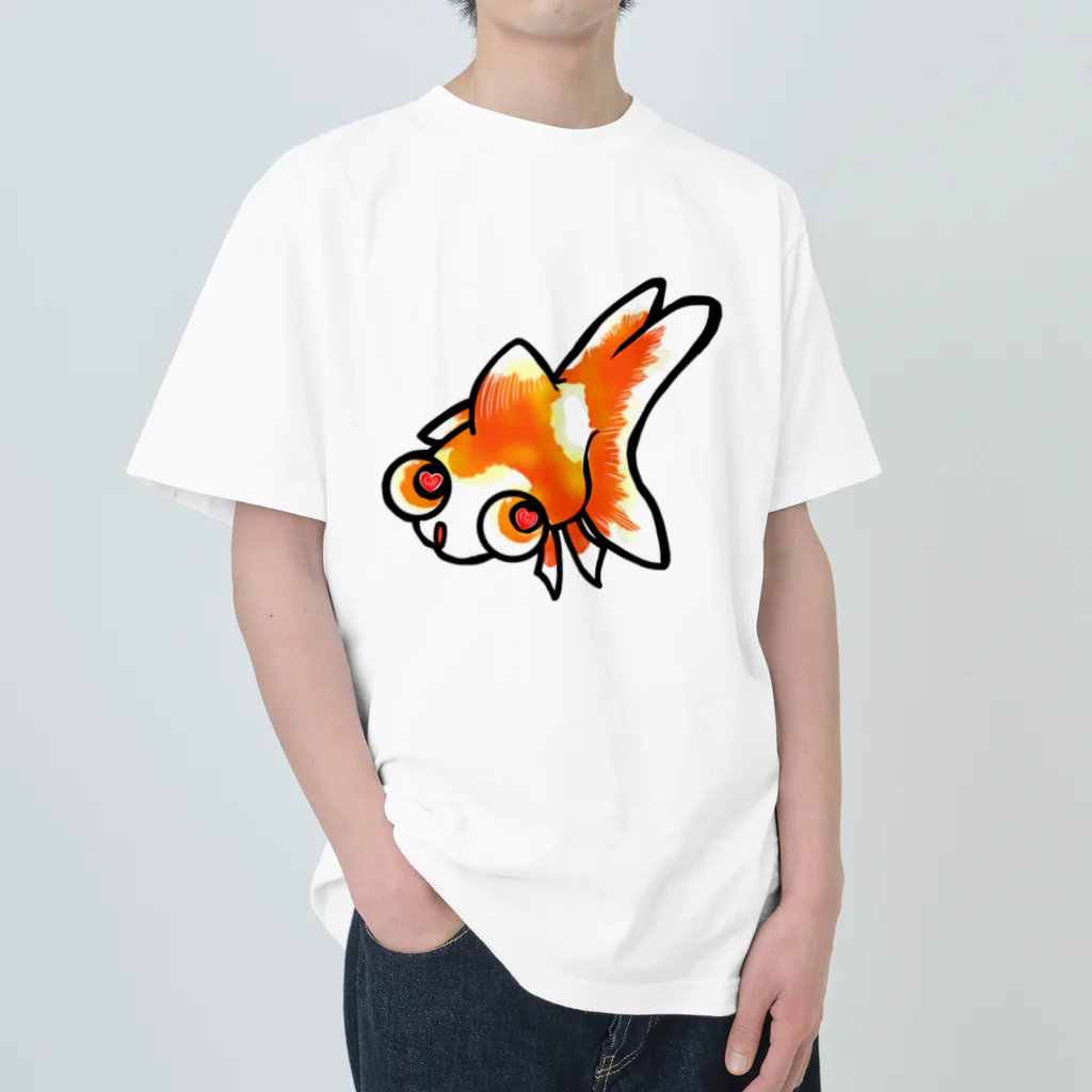 魚類のでめきんくん ヘビーウェイトTシャツ