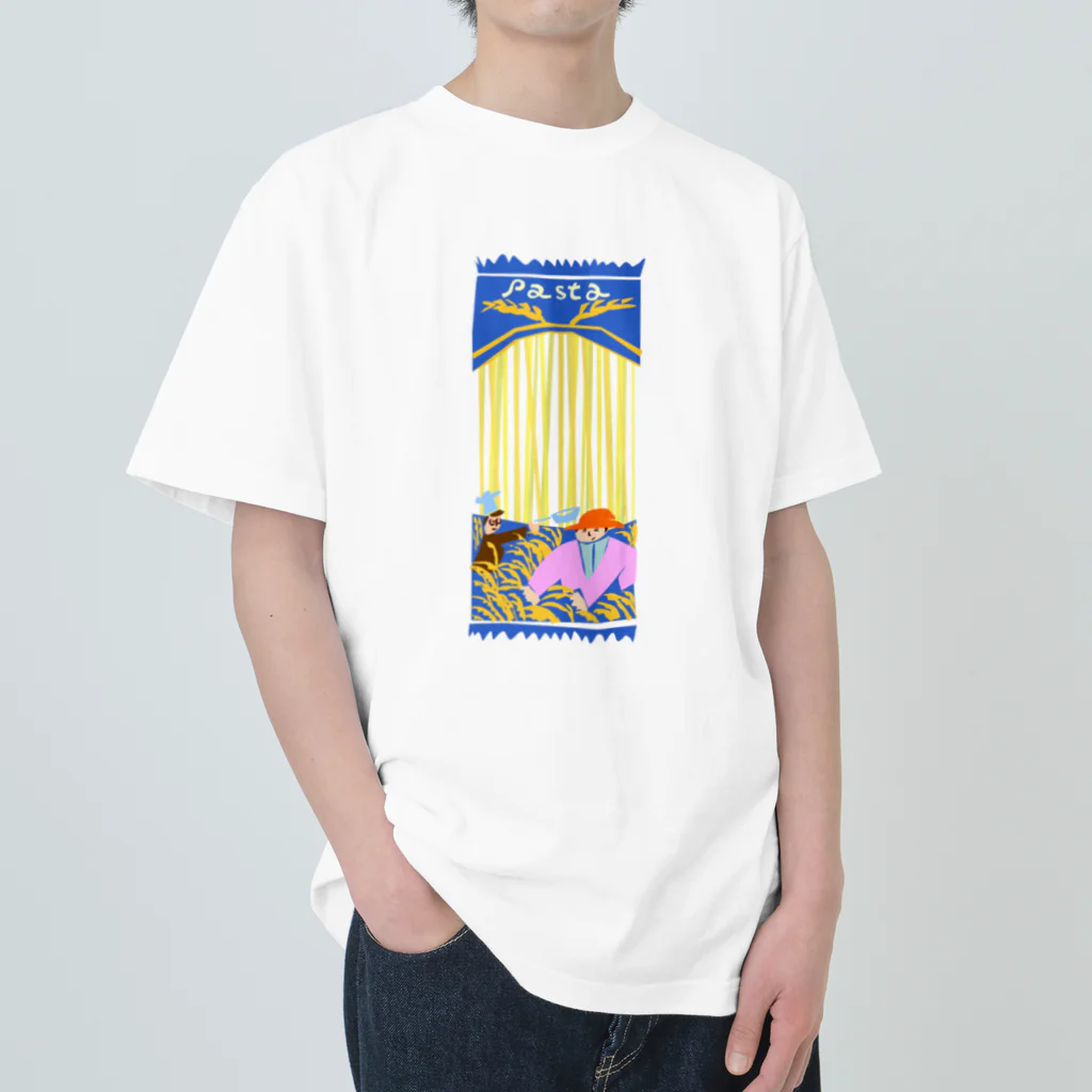 ママタルト本物チャンネルのパスタ ヘビーウェイトTシャツ