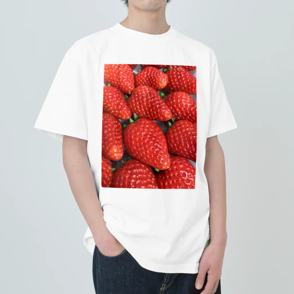 KAZのいちごだらけ Heavyweight T-Shirt