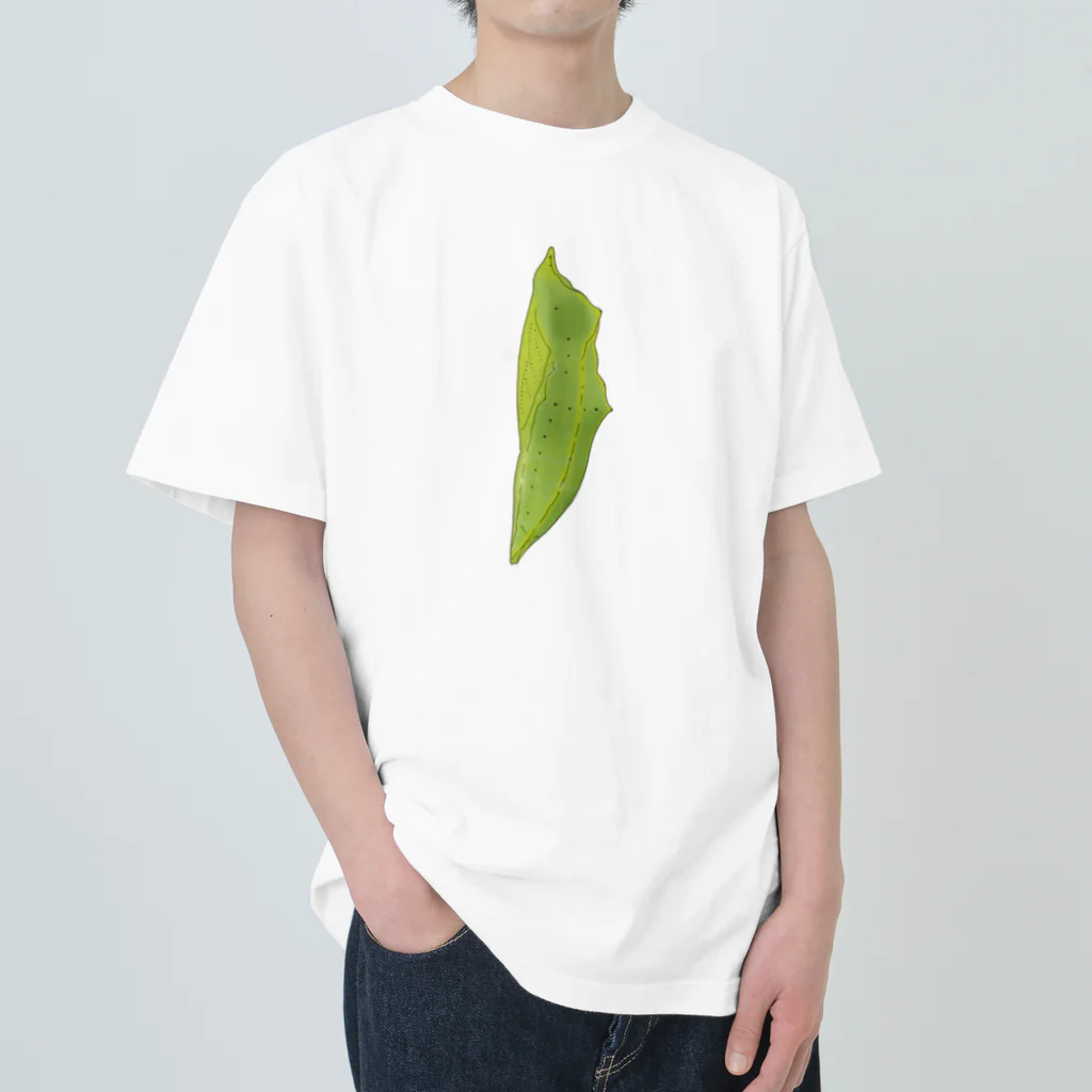 ぷにっと！パピなみ【公式】のモンシロチョウ(さなぎ) Heavyweight T-Shirt