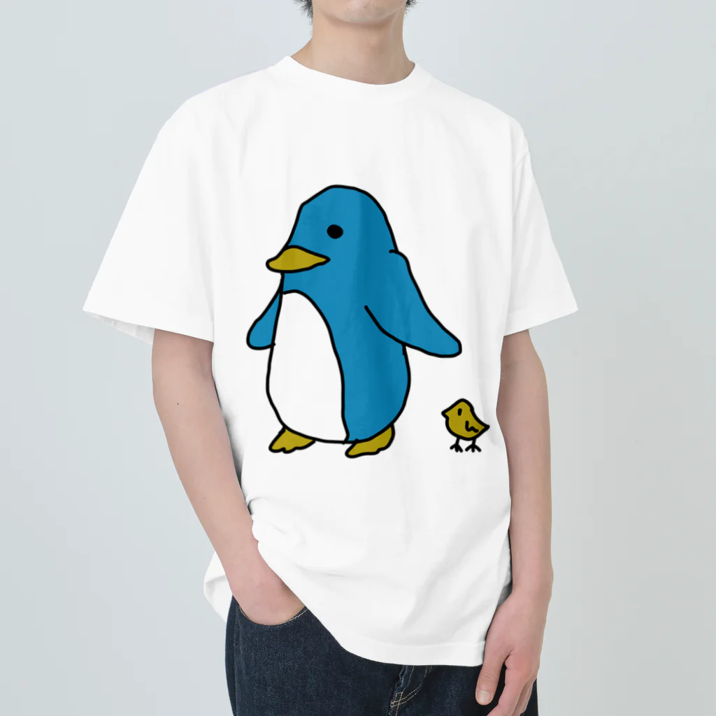 nerucoの本気のペンギンさんリベンジ ヘビーウェイトTシャツ