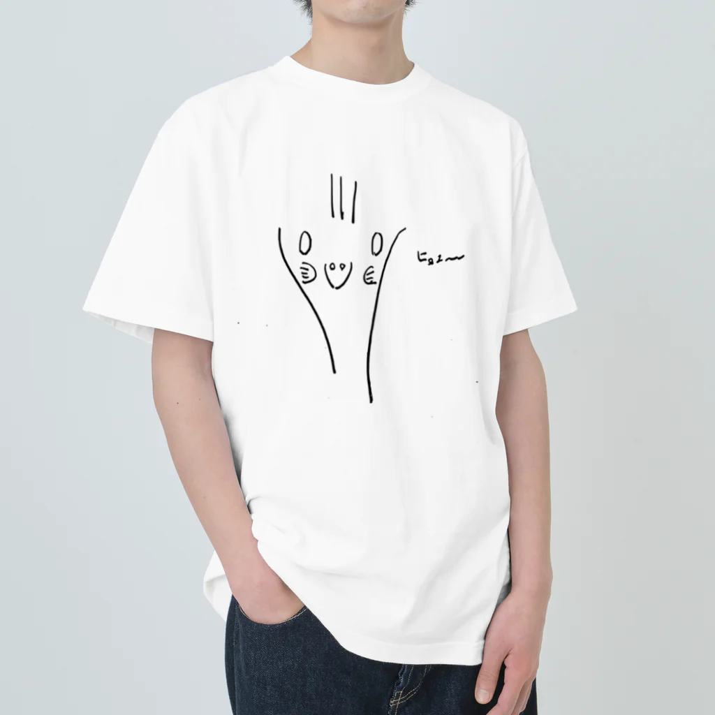 Xian DIYのビビりぃーなオカメ Heavyweight T-Shirt