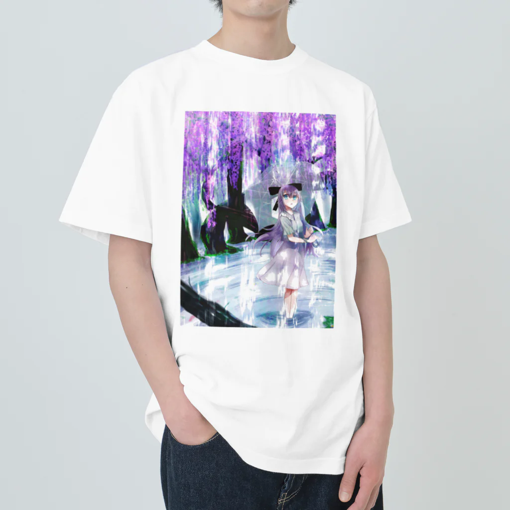 raito-vの梅雨の始まり Heavyweight T-Shirt