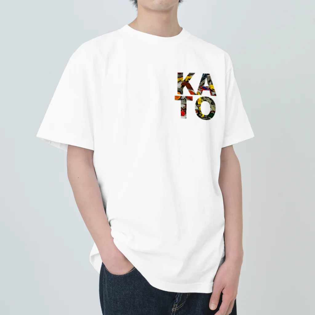 KATO & 木工房So whatのKATOロゴ_02 ヘビーウェイトTシャツ