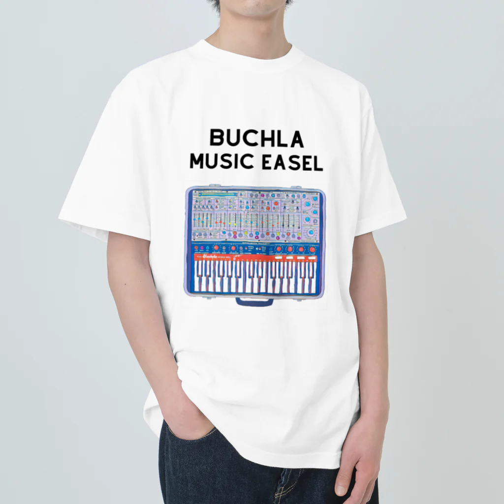 Vintage Synthesizers | aaaaakiiiiiのBuchla Music Easel Vintage Synthesizer ヘビーウェイトTシャツ