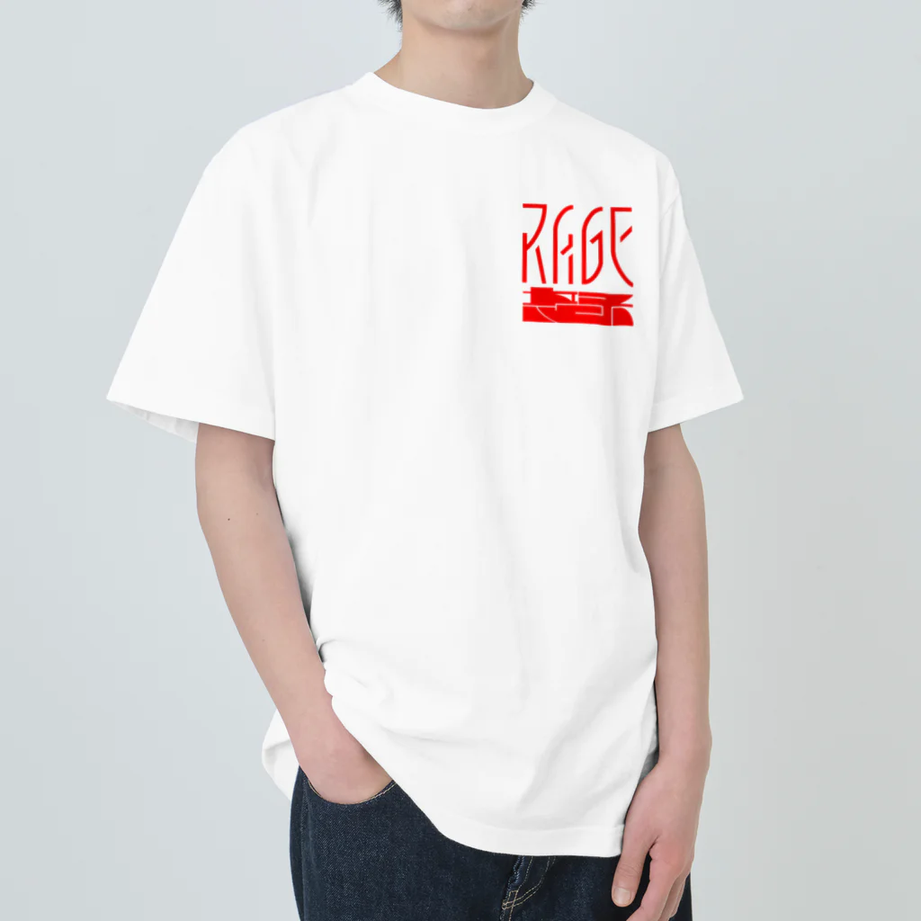 /ﾌ=ﾍ'7'=/のrage ヘビーウェイトTシャツ