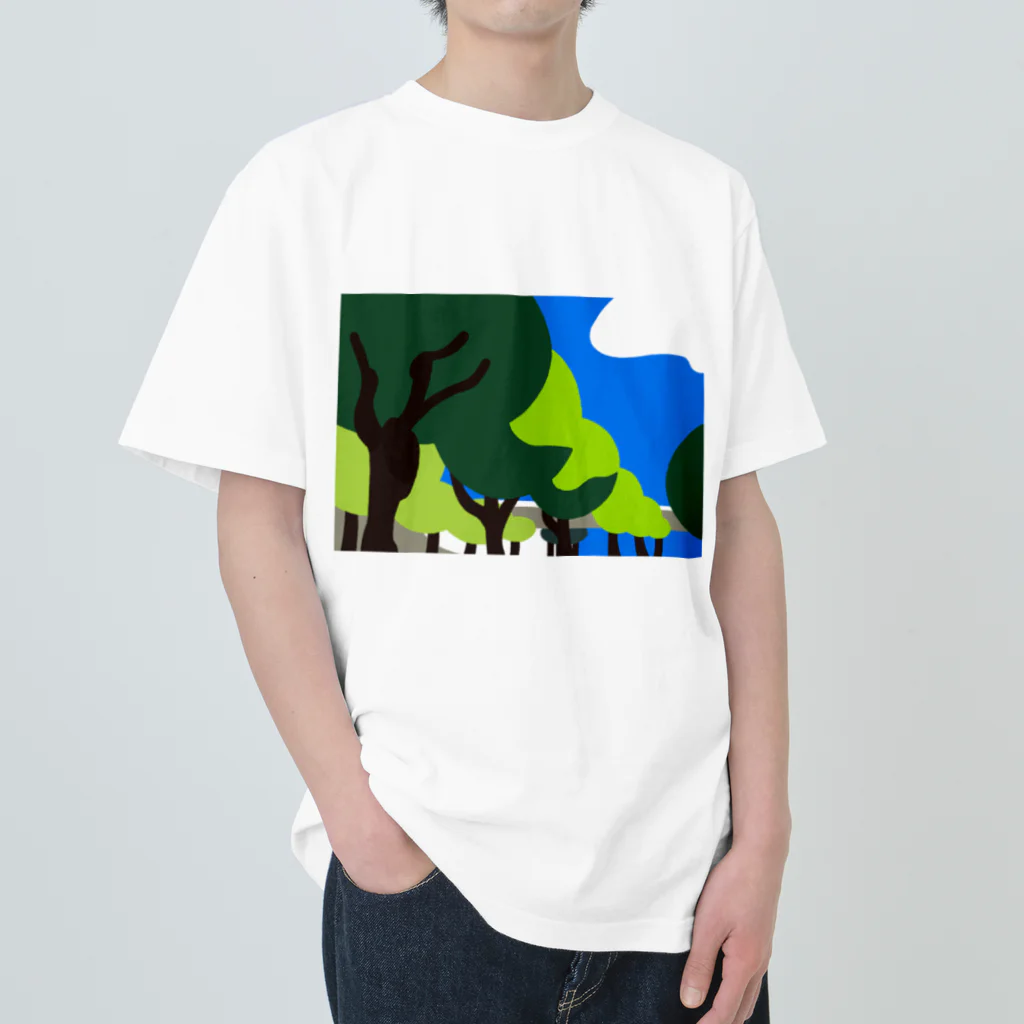 塗装作業員のTREES Heavyweight T-Shirt