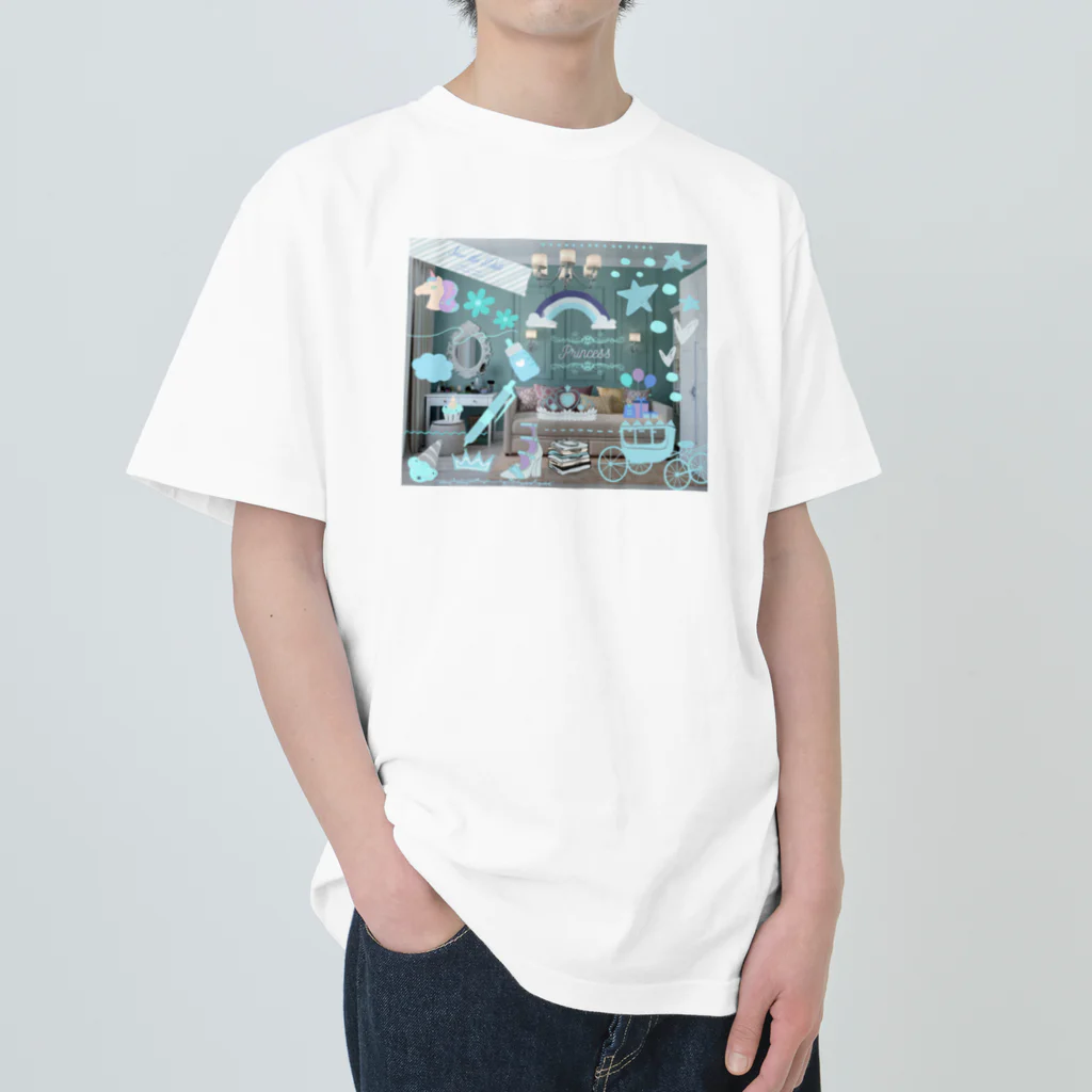 elle78のぷりんせす Heavyweight T-Shirt