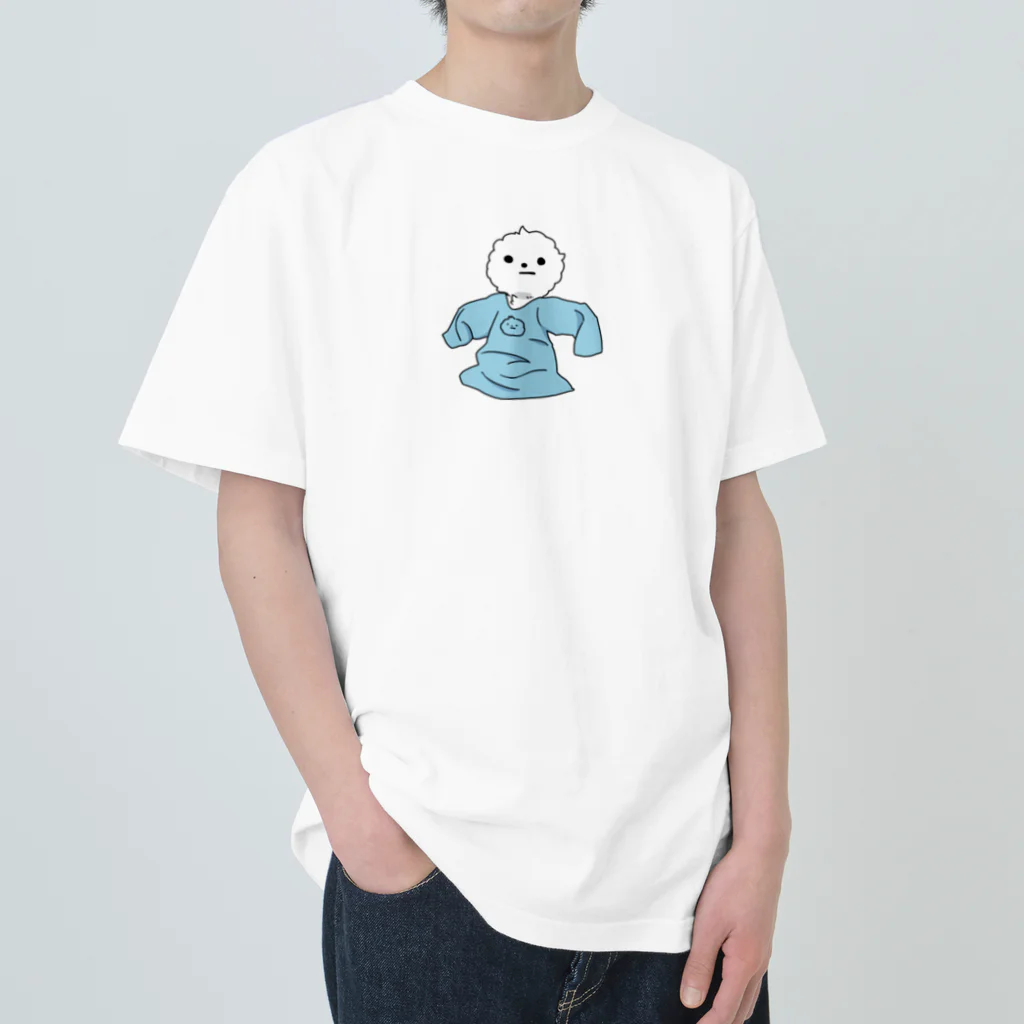 Mameyudoufuの【smol】「みんなこんなの着んの」セリフ無し (Tシャツ) Heavyweight T-Shirt