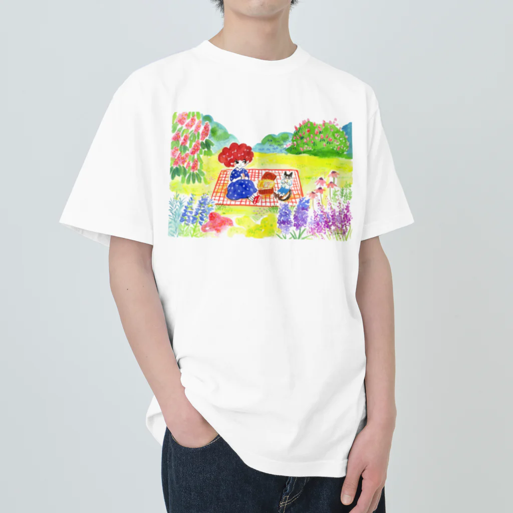 piccolokkoのピクニック Heavyweight T-Shirt