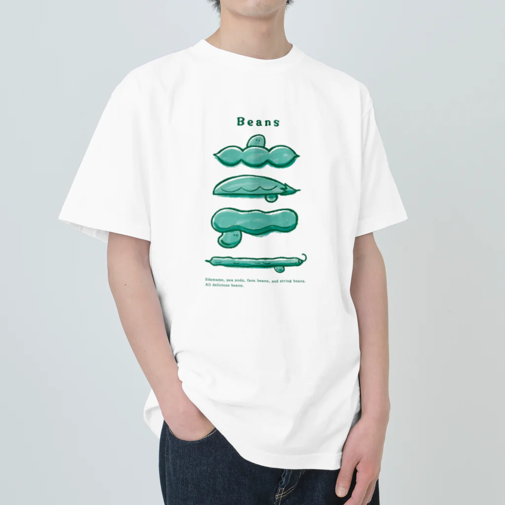 Aランチサラダ付SHOPの夏のbeansさん2 Heavyweight T-Shirt