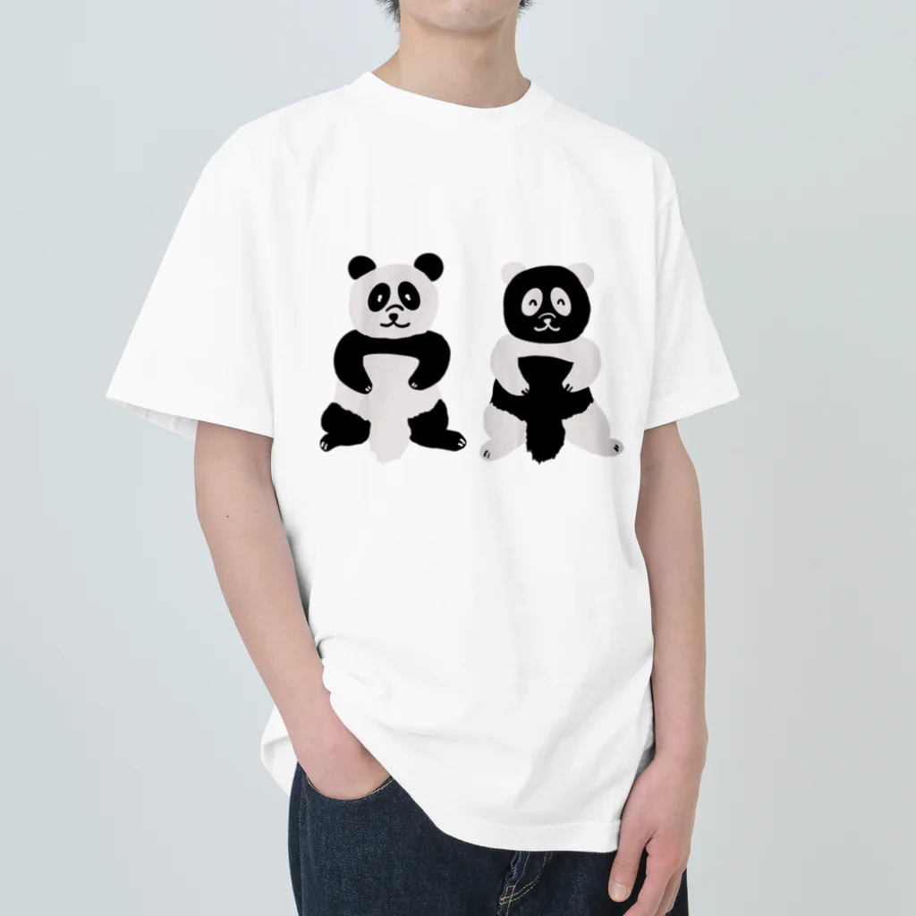 シュンボーヤの宝箱のパンダとダンパ Heavyweight T-Shirt