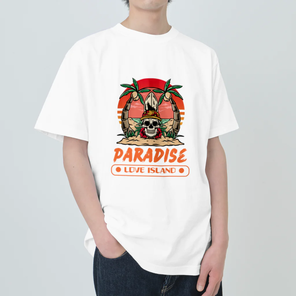 Love IslandのIsland Paradise ヘビーウェイトTシャツ