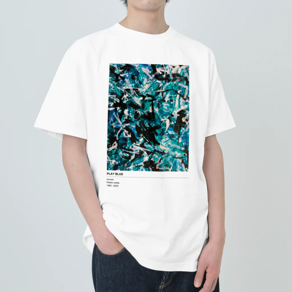 magsのPLAY BLUE inspired by Plastic waste ヘビーウェイトTシャツ