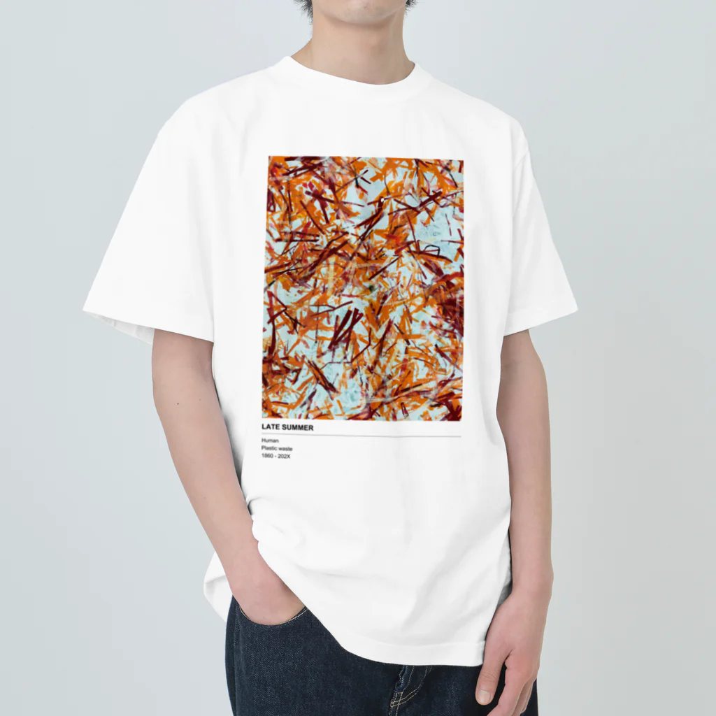 magsのLATE SUMMER inspired by Plastic waste ヘビーウェイトTシャツ