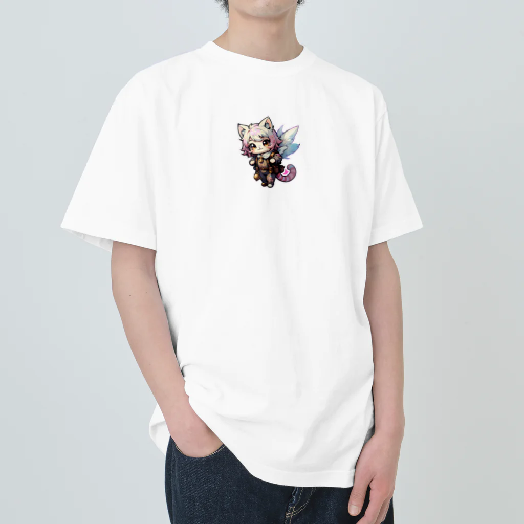 SAYURIAのPinkCat ヘビーウェイトTシャツ