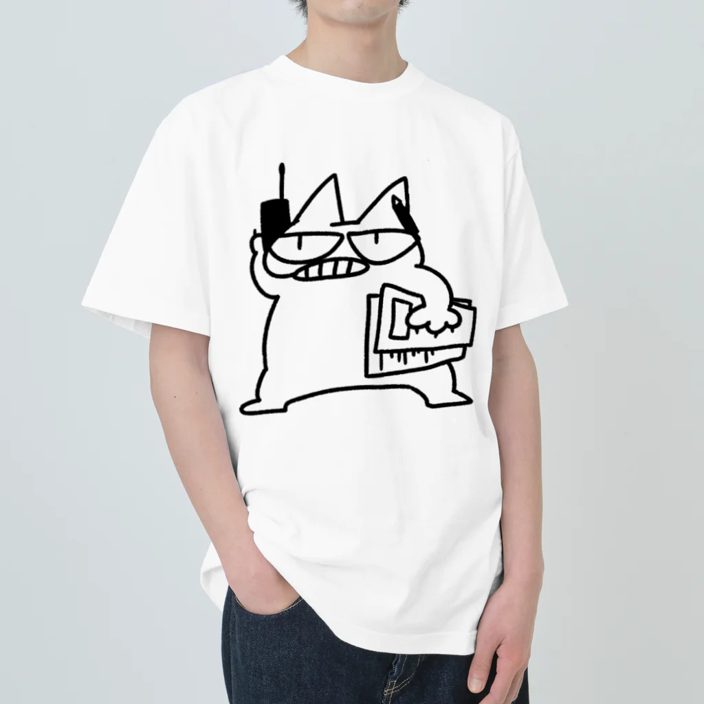 ぺんちゃん商店のじこぴー Heavyweight T-Shirt