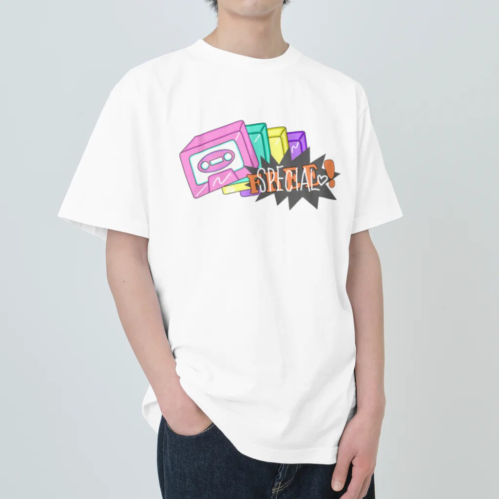 kiyokonoartのSpecial cassette tape ヘビーウェイトTシャツ