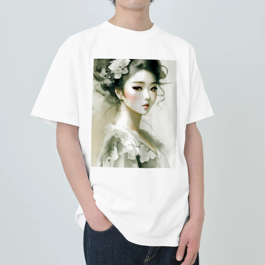 Hiro_artの恋する乙女 Heavyweight T-Shirt