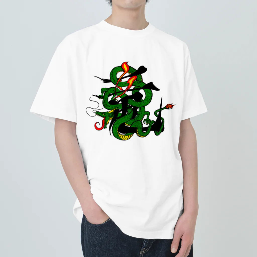 uranaieshiのDRAGON Heavyweight T-Shirt